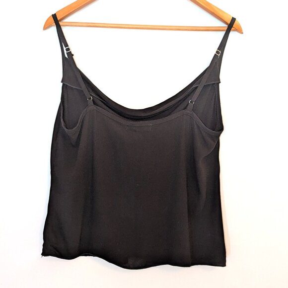 NWT Michael Stars | “Latoya” Crepe Rayon Black Cowl Neck Tank Top | Medium - Picture 8 of 12